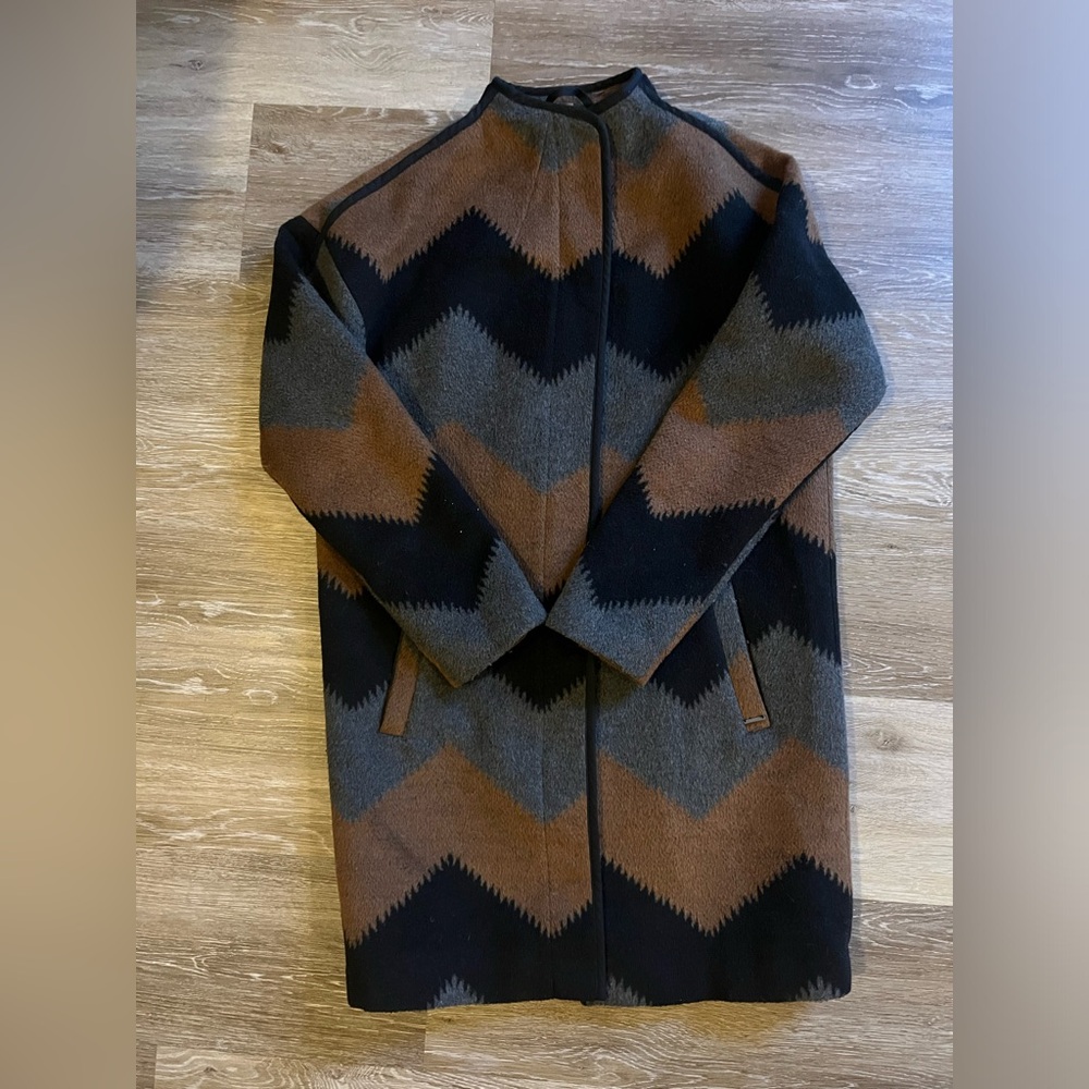ASOS B.Young Chevron Lined Coat